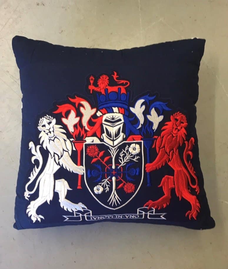 Chair cushion for Olympic head coach Simon Amor