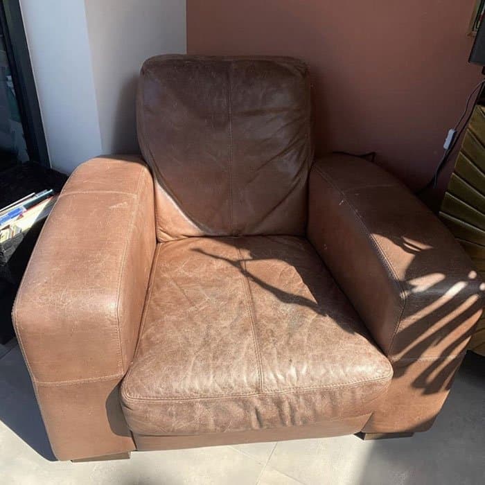 Old armchair in need of reupholstering