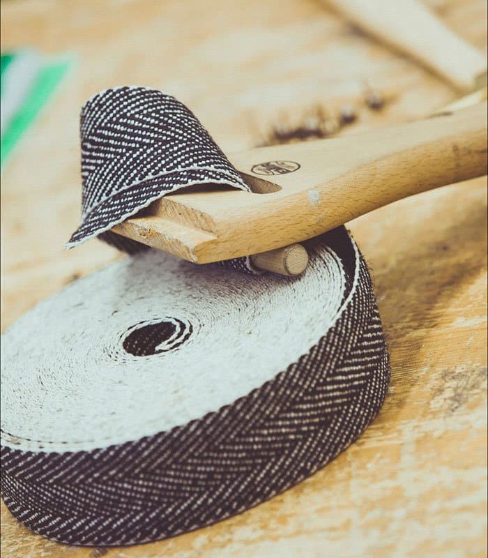 Reupholstery tool and fabric