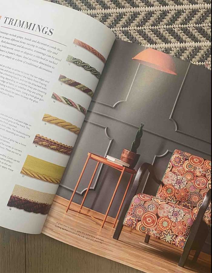 The Upholstery Bible - Trimmings page