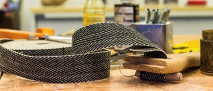Jute webbing are a form of upholstery supplies and sundries