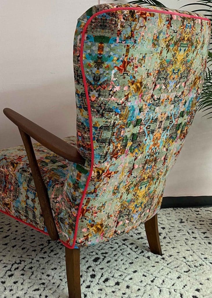 Very Vintique - The Neo 13 Hampton Court Mid-Century velvet chair