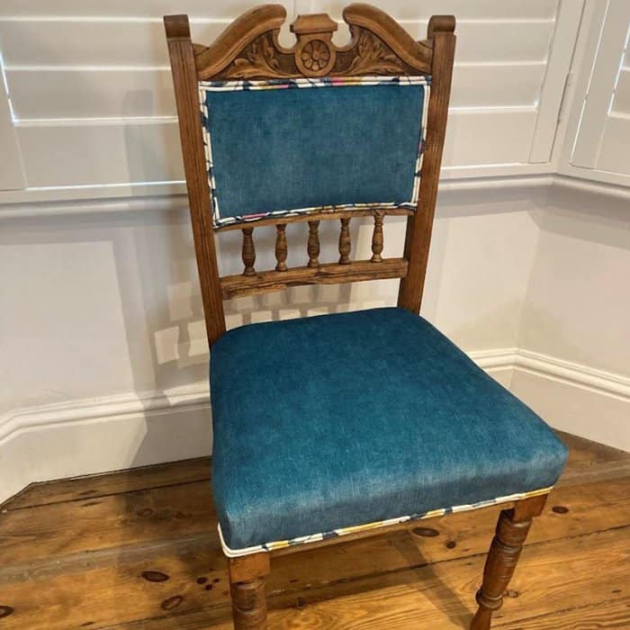 upholstered sprung chair