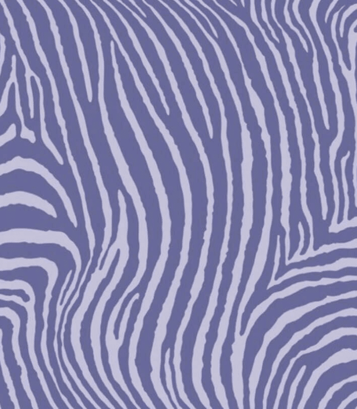 Arley House Zebra fabric in Classic 1 Lavender