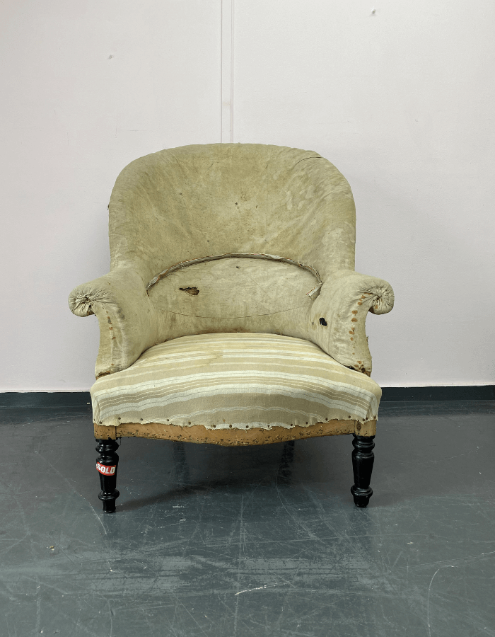 Fourth project for Sarah Jane - Napoleon III antique chair
