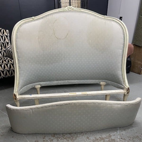 Bed frame in need of reupholstery