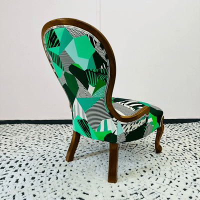 The Joyful Chair back view.