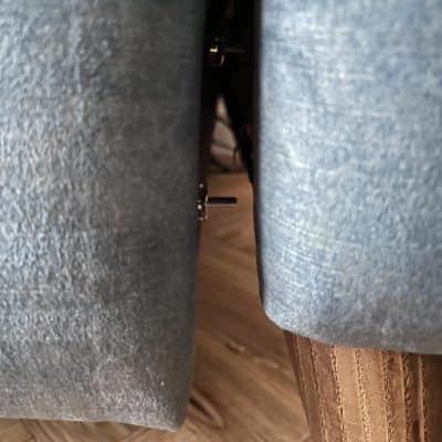 New sofa delivered with a broken joist in the base.