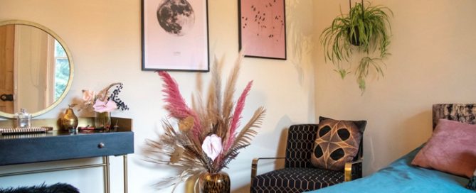 Upholsterer Sharon O'Connor's bedroom interior
