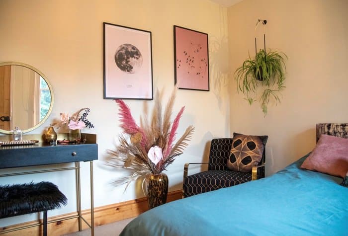 Upholsterer Sharon O'Connor's bedroom interior
