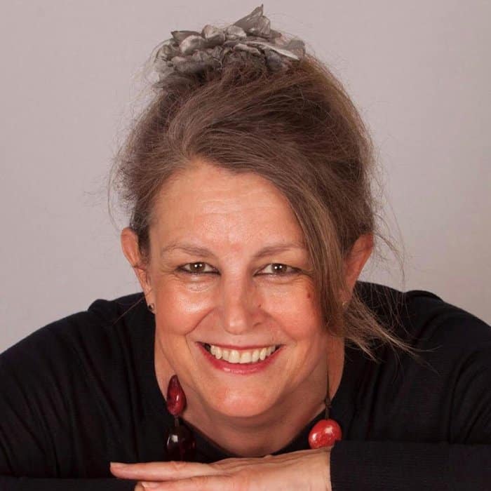 headshot of upholsterer Sue Garth from Suzie's Attic